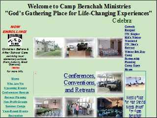 Web site www.berachahcamp.org, Camp Berachah Retreat Ctr