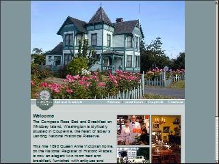 Web site www.compassrosebandb.com, Compass Rose Bed & Breakfast