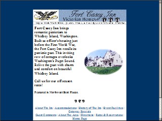 Web site www.fortcaseyinn.com, Fort Casey Inn