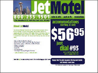 Web site www.jetmotel.com, Jet Motel